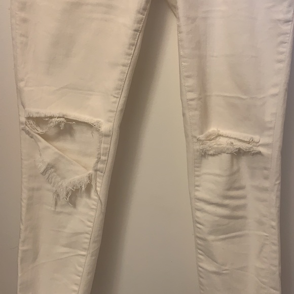 White high rise cropped jeans - Picture 5 of 7
